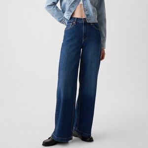 GAP High Waist Wide Leg Jeans